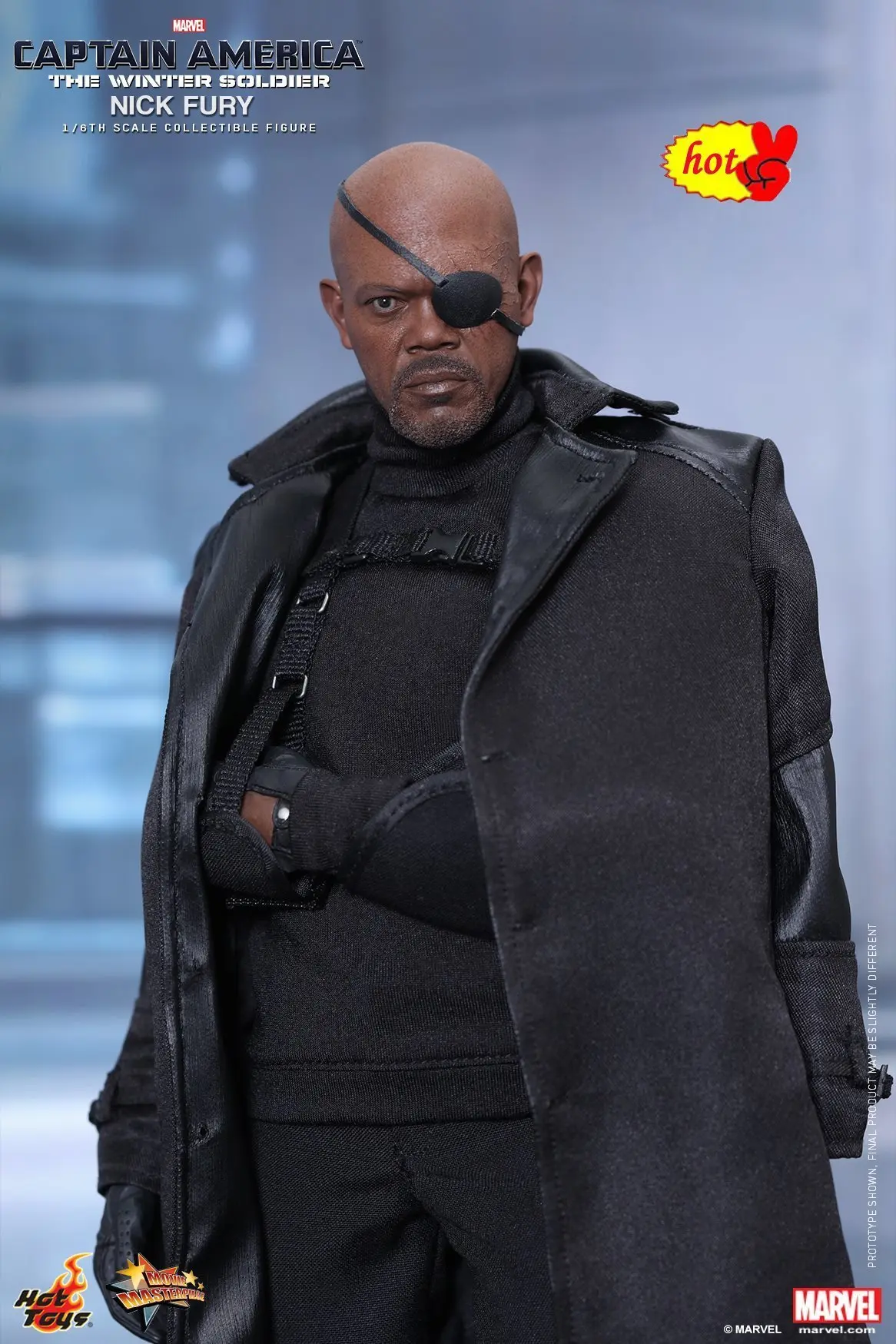 

HT Hottoys Hot Toys MMS315 The Winter Soldier 1/6th Scale Nick Fury Collectible Figure Specifica Action Figure Nuovo Box