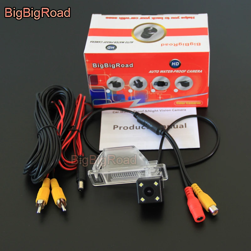 BigBigRoad Car Rear View Reversing Camera For Peugeot 307 Hatchback 307CC 807 night vision waterproof backup Parking | Автомобили и
