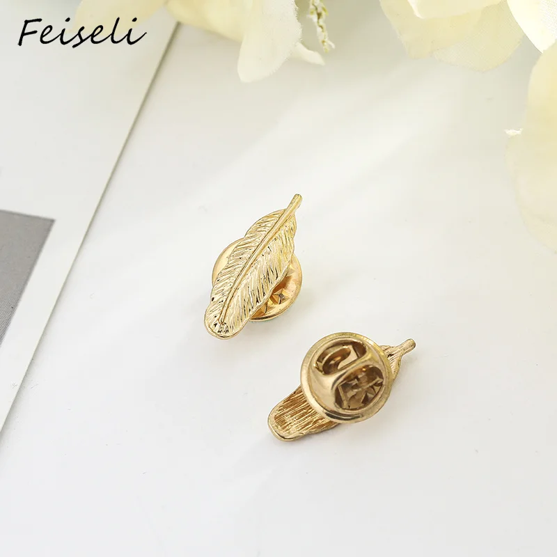 Feiseli мультяшная эмалированная Love Feather кофейная брошь зерна для женщин Винтажный