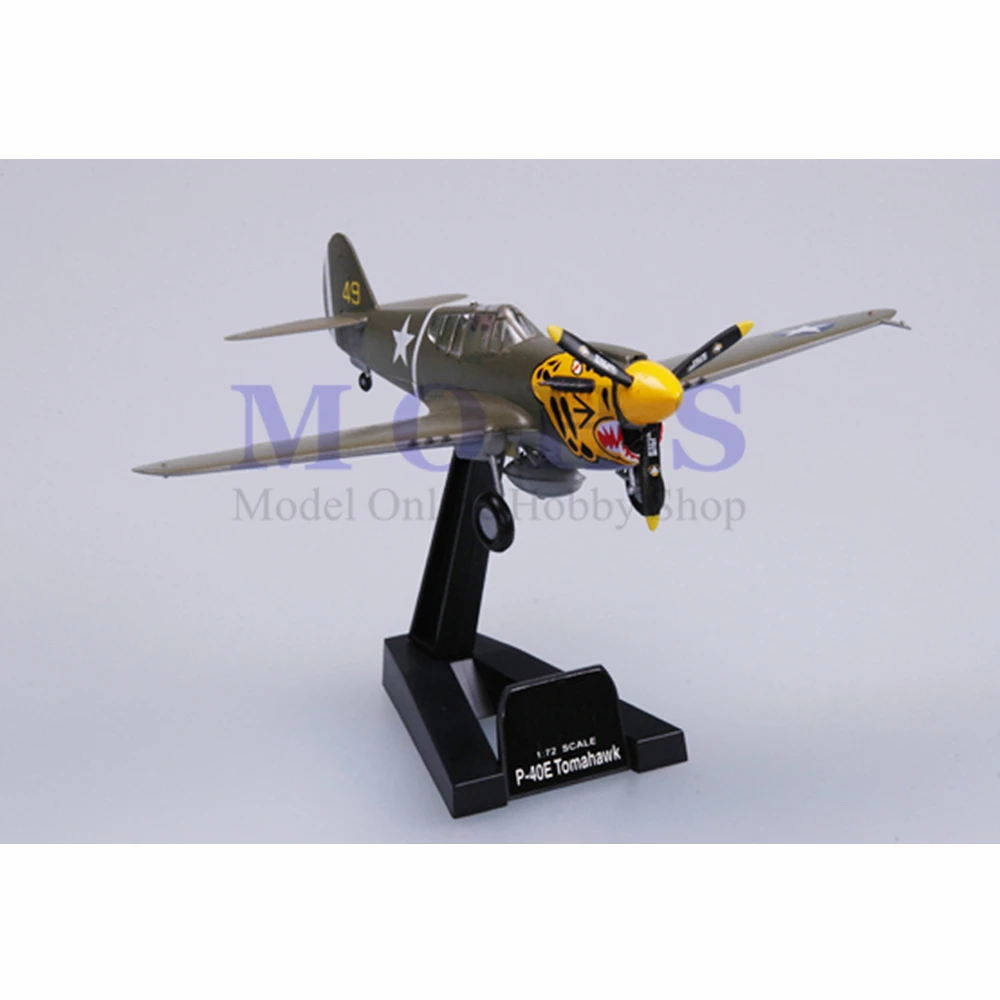 Легкая модель 37272 1/72 Сборная P40 P40E Готовая самолета в масштабе Warbird США ВВС 343| |