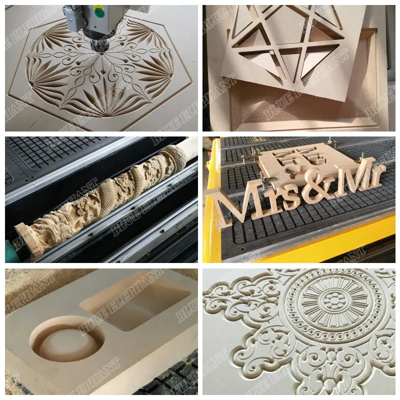 air cooling 4 axis cnc router