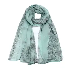 Шарф женский шелковый шарф хиджаб Новая мода Cachecol Foulard Femme шифоновый хиджаб Bufandas Invierno Mujer парео де Плайя Mujer