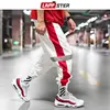 LAPPSTER Men Streetwear Reflective Joggers Pants 2022 Man Korean Fashion Hip Hop Sweatpants Couple Side Striped Trousers 5XL ► Photo 1/6