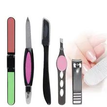 KESMALL 5 шт./компл. Pro маникюрный набор инструментов Для мужчин Для женщин Макияж инструменты, пилка для ногтей вилка мертвой кожи высокое качество Красота инструмент Новинка; Лидер продаж XN67M