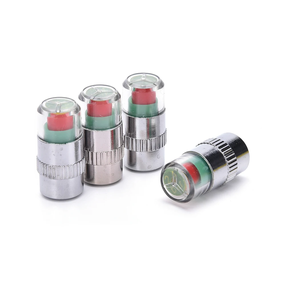 

4pcs/lot Car Tyre Tire Pressure Gauge Monitor Indicator Monitoring Cap Sensor Wheel Car Styling Air Press Alert Diagnostic Tool
