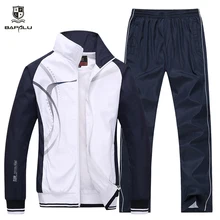 Sport Suit Men Quick Dry Sports Jacket+Pants Tracksuits Mens  Autumn Fitness Running suits Set Warm chandal hombre tracksuit