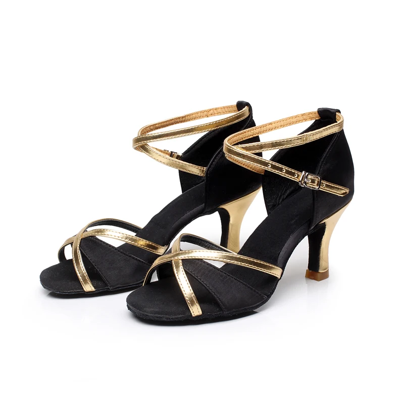  WUUQAO Women's Tango/Ballroom/Latin Heeled Salsa Professional Dancing Shoes For Girls