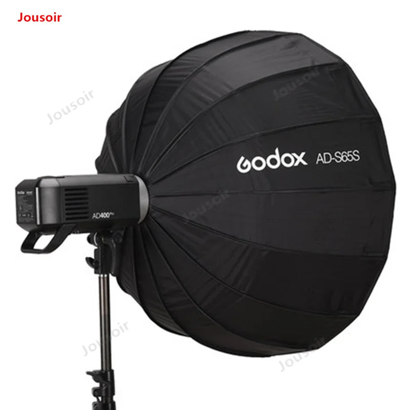 Godox AD-S65S 65 см Серебряный глубокий параболический софтбокс с сотовой сеткой Godox крепление софтбокс для AD400PRO CD05 T03Y