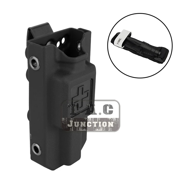 Tactical MOLLE Rigid Application Medic Issued Tourniquet Pouch Hard Shell Open Top High Speed Carrier Case Storage Bag