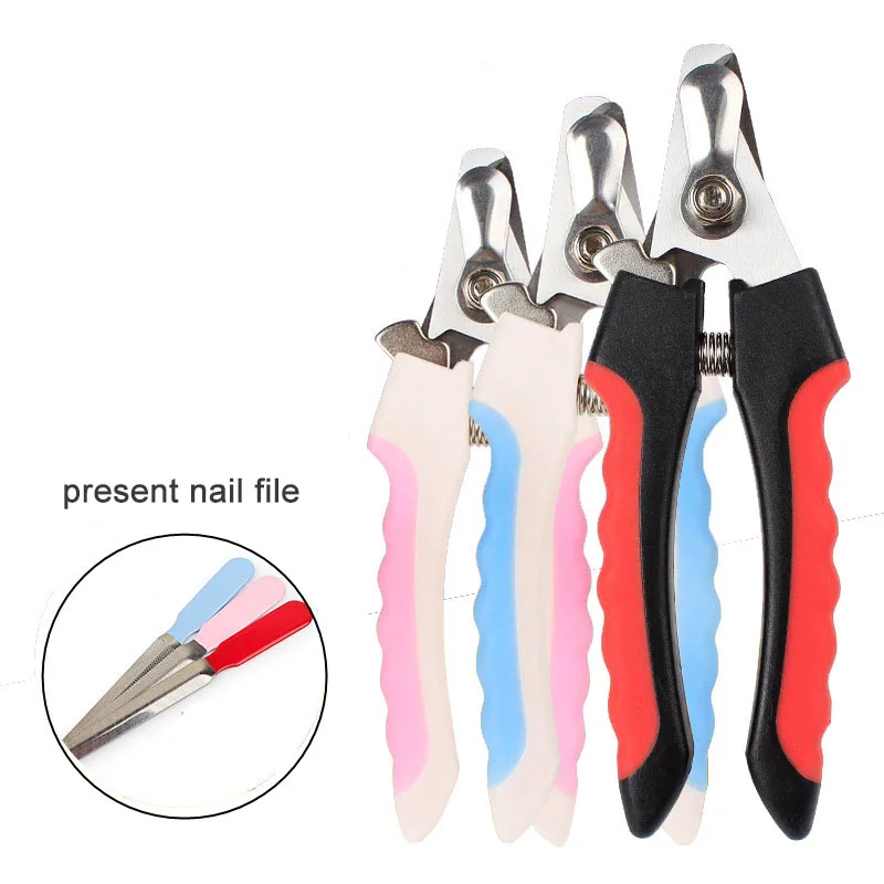 Professional Cat Dog Nail Clippers with Adjustable Safety Guard Canine Toenail Trimmers with Non-Slip Grip Easy and Safe To Use1