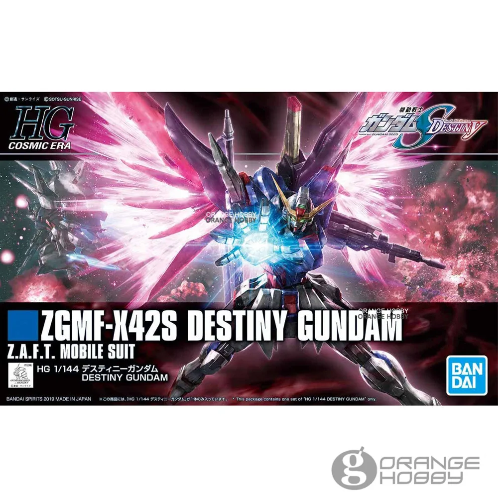 OHS Bandai HGUC 224 1/144 ZGMF-X42S Destiny Gundam мобильный костюм комплект моделей конструктор