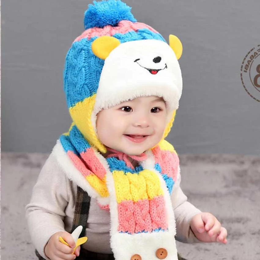 hat scarf and gloves set baby girl