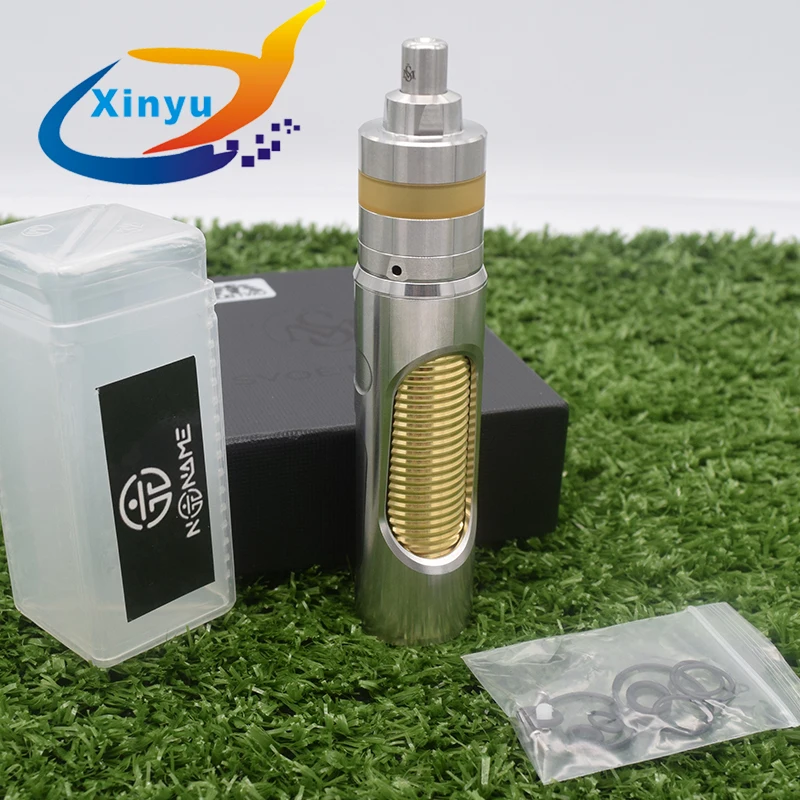 

2019 NEWEST YFTK Noname Oldboy KIT 18650 battery Vaporizer brass Mechanical Mod 24mm diamater vape with sxk KF KAYFUN LITE RTA