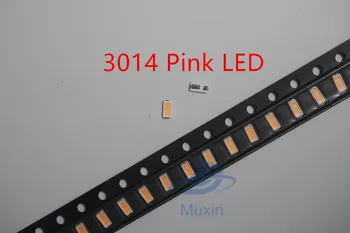 

Free shipping 50pcs/lot 3014 smd led PINK Surface Mounted 3.0*1.4mm light emitting diode