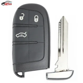 

KEYECU OEM Replacement Smart Remote Car Key Fob 433MHz PCF7945 Chip for Fiat 500 - M3N-40821302