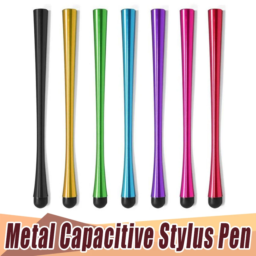 

100pcs Canton Tower waistline metal Small pretty waist stylus capacitive touch pen good feeling for all tablet touch precision