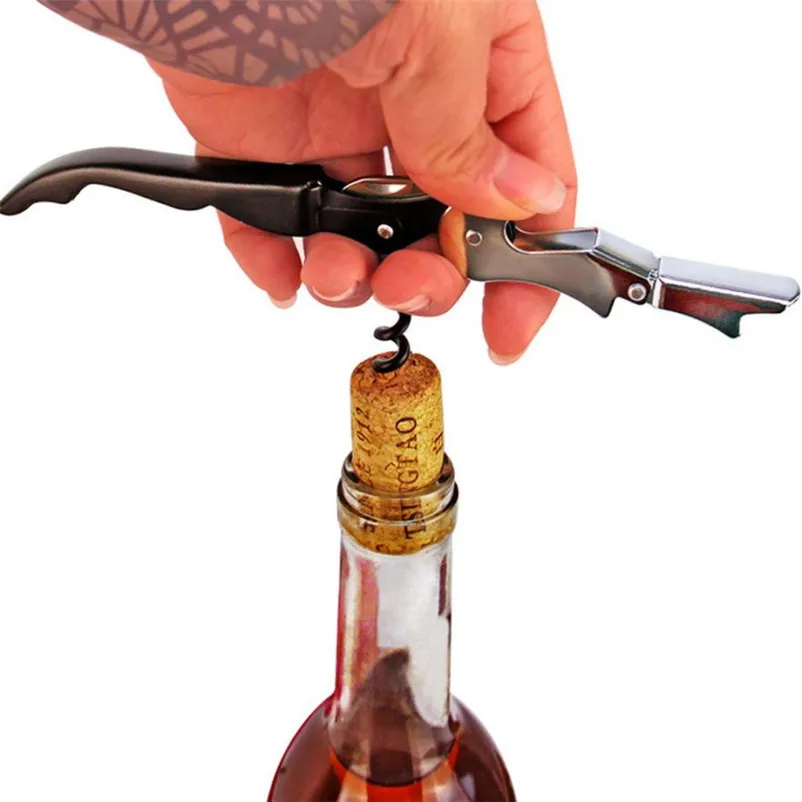 Wine Opener Stainless Steel Metal Tool Waiters Friend Corkscrew Wine