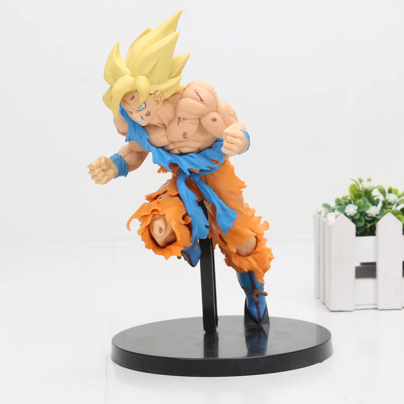 DXF dragon ball Z super sayian son Goku Ultra Instinct Goku Migatte No Gokui dragon ball серебро gokou ПВХ Фигурки игрушки - Цвет: yellow fly goku bag