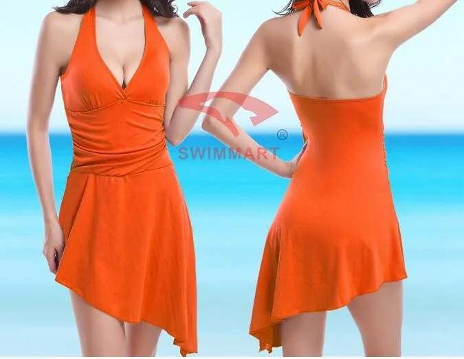 Женский купальник, сексуальное пляжное платье, многоцветный цельный купальник