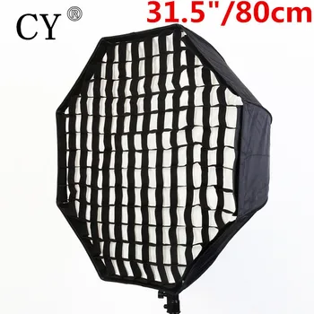 

Photo Studio 80cm/31.5" Octagon Umbrella Softbox Diffuser Reflector with Gird for Speedlite Flash Photography Soft Box Light Box