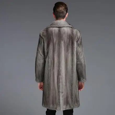Пушистые мужские пальто из искусственного меха 2018 большие размеры 4XL 5XL 6XL зимнее