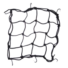 Motorcycle Bike 6 Hooks Hold Down Fuel Tank Luggage Net Rope Mesh Bag String Bag Sundries
