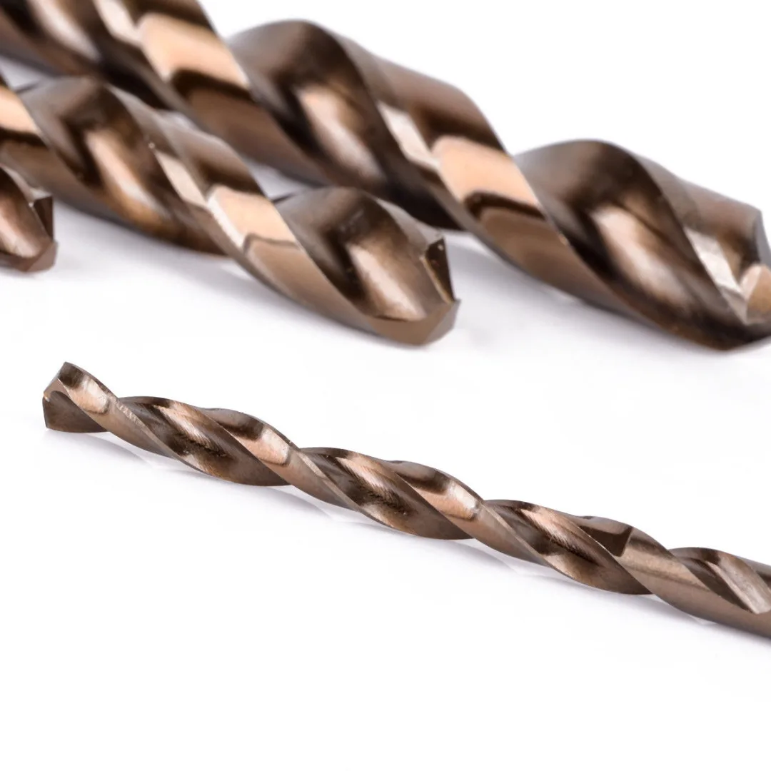 5Pcs High Speed Steel Drill Bit HSS CO M35 Cobalt Twist Drill Bits For Metal Steel 1mm 2mm 3mm 4mm 5mm