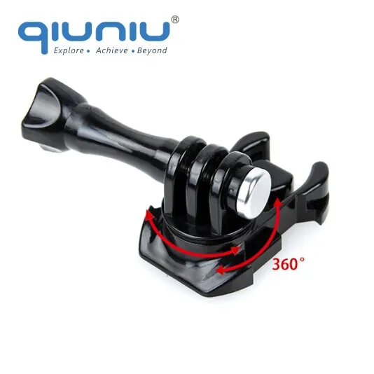 

QIUNIU For GoPro Accessory 360 Degree Quick Release Buckle Basic Mount Rotating Mount for Go Pro Hero 3 3+ 4 5 6 for Xiaomi Yi
