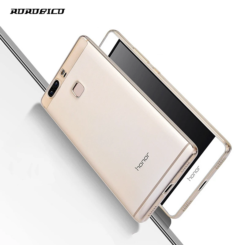 ROROBICO Ultra Thin Soft transparent TPU Silicone Case Cover For Huawei Honor 8 / Lite 9 V9 Pro 6X V8 Phone Bag |