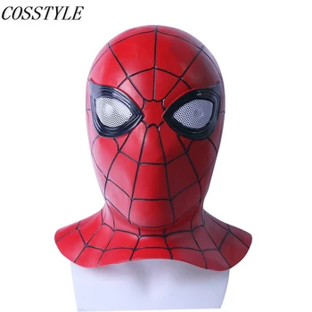 

Superhero Spiderman Mask Adult Spider-man Lenses Cosplay Costumes Halloween Masks Latex COS Props