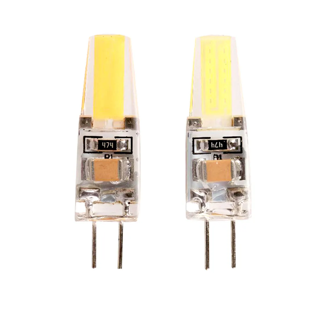 Светодиодная лампа G4 220V 6 W COB светодиодная переменный/постоянный ток Затемняющая