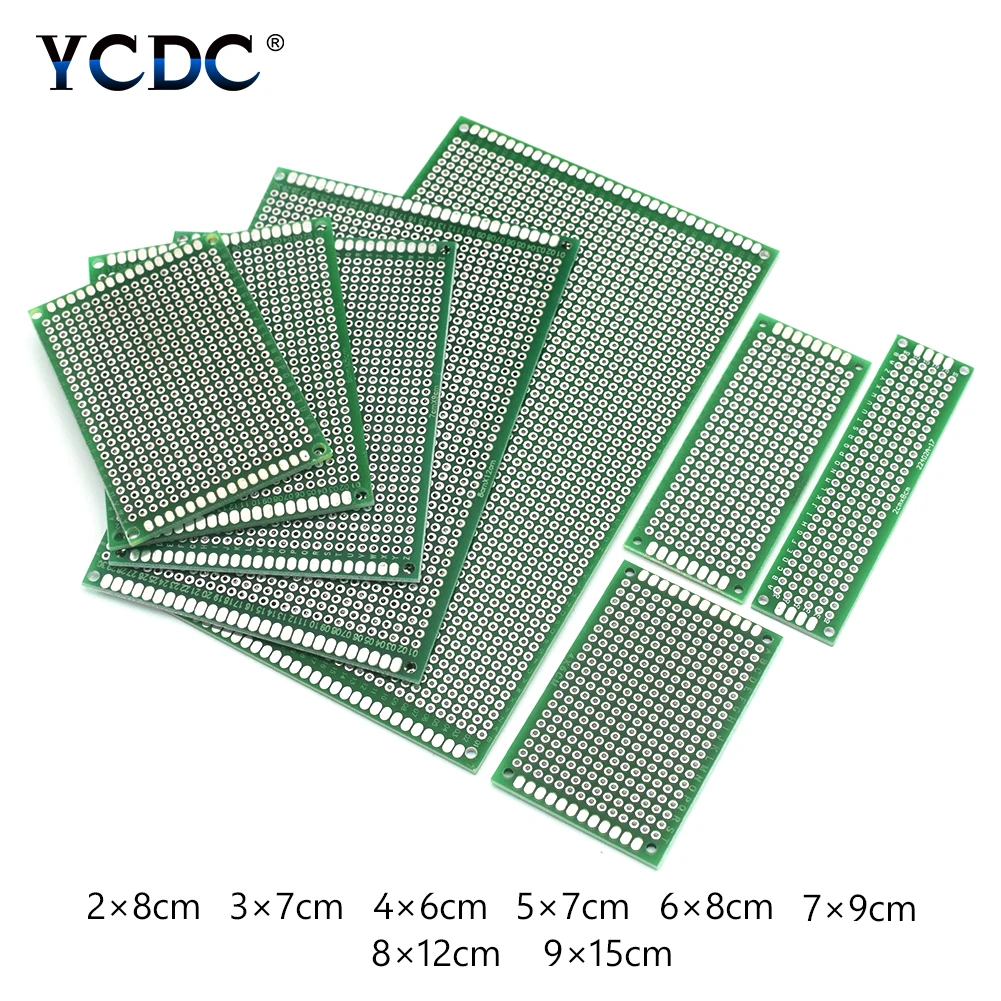 

5Pcs PCB Printed Circuit Board Universal Proto Breadboard For DIY Projects