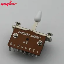 5 способ гитары Уровнемер для с белым кончиком для Электрогитары