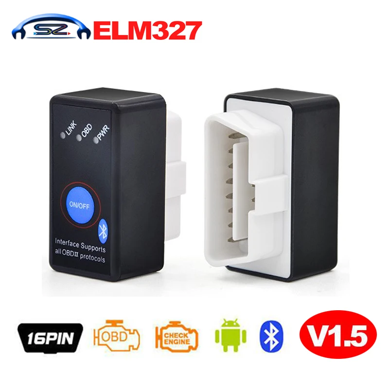 2016 A + качество ELM327 с выключателем ELM 327 Bluetooth V1.5 версия коммутатор работает на Android