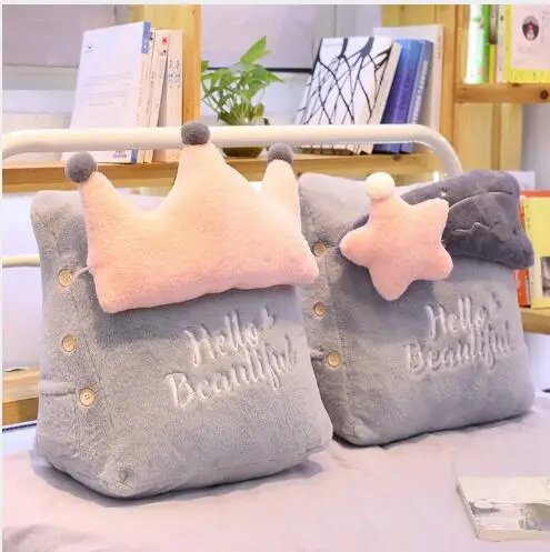 

WYZHY Best selling rabbit hair triangle cushions plush toy doll bedside ornaments to send friends and children gifts