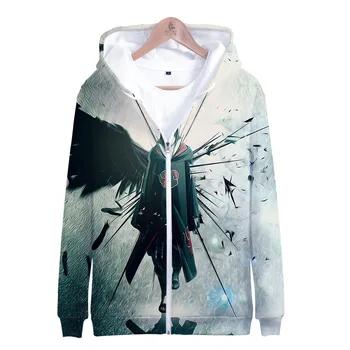 

Itachi Uchiha Hoodie Hooded Jacket Zipper Coat Sweatshirt Anime Naruto Clothing Clothes Men Women Kid Sasuke
