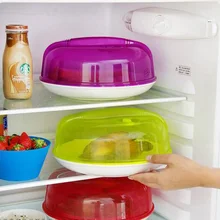 Прозрачная СВЧ вентилируемая тарелка крышка еды Пара вентиляционное отверстие крышка высокого качества