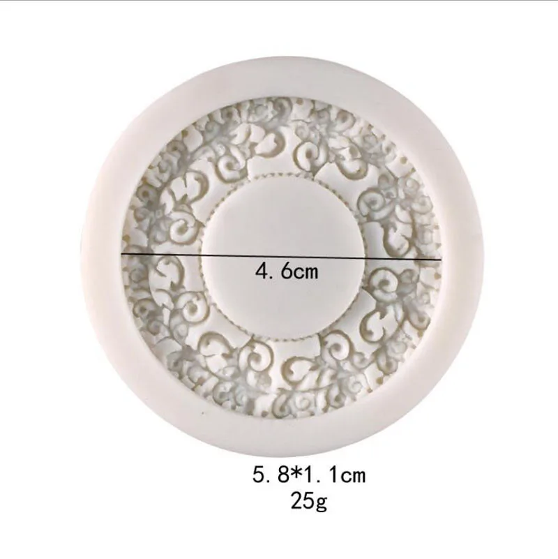 Винтажная кружевная рамка силиконовая форма помадка форма для украшения торта инструмент для шоколада, форма для мастики, Sugarcraft, кухонный гаджет