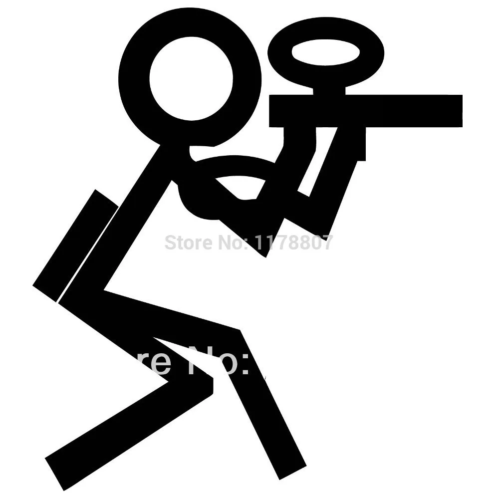 stick shift cheap car Funny Sticker Truck 50 Window For Ball Figure Paint Stick Car pcs/lot