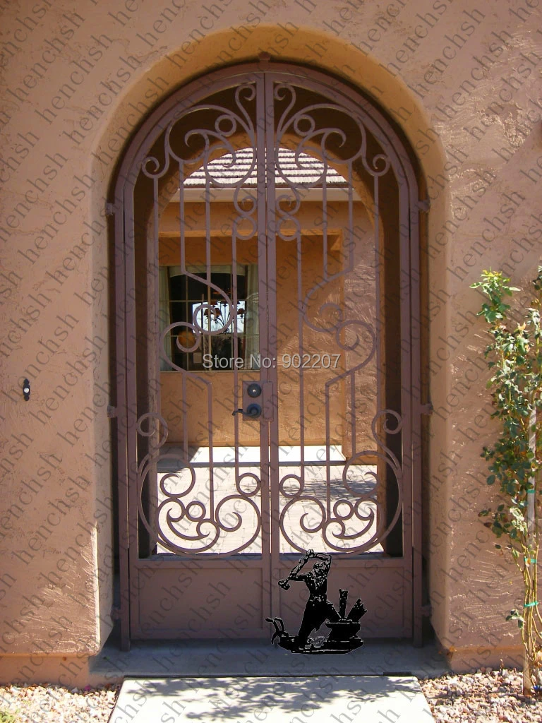 Hench 100 أبواب أمان حديد مزخرف بالصلب للأبواب الفرنسية Door Design Industrial Designentry Door Manufacturer Aliexpress