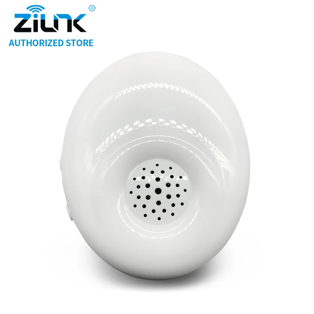 ZILNK Wireless Doorbell No Battery Smart Door Bell Cordless 433Mhz AC 110V-220V US Plug for battery video doorbell  White