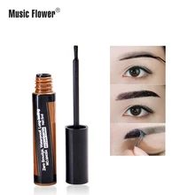 Музыка цветок Tear красить и покраска бровей прочного окрашивания бровей Татуировка клей 3 цвета