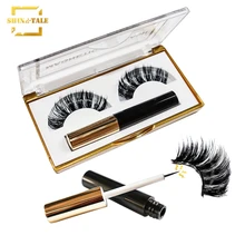 Shine-Tale новая магнитная подводка для глаз с магнитными ресницами Многоразовые 3D ресницы магниты ресницы накладные ресницы
