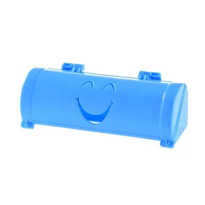 Junejour настенный простой мешок для мусора в форме коробки для хранения пластиковых мусорных мешков контейнер для хранения кухня ванная комната Органайзер - Цвет: Blue