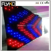 p18 3x6 м светодиодный занавес, светодиодный тканевый сценический фон, контроллер ПК