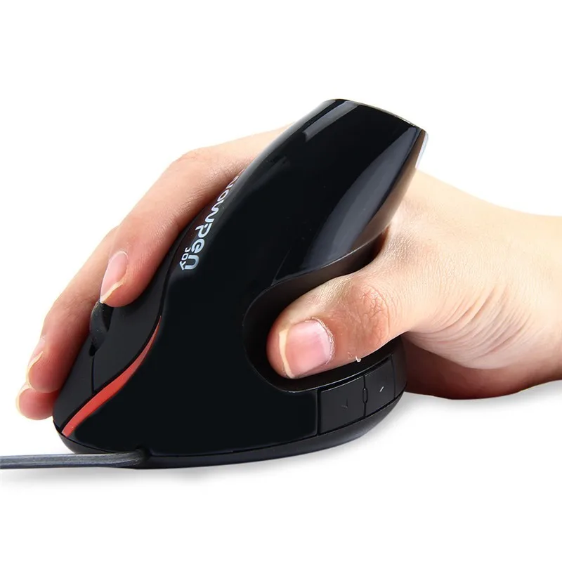 

5D 2.4GHz Wired USB Vertical Optical Mouse BLACK