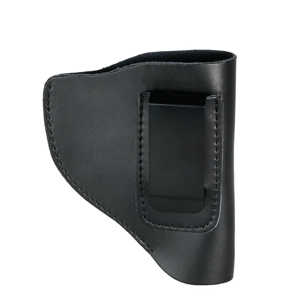 Leather Handgun Holster Left Hand Gun Holder Portable Lightweight