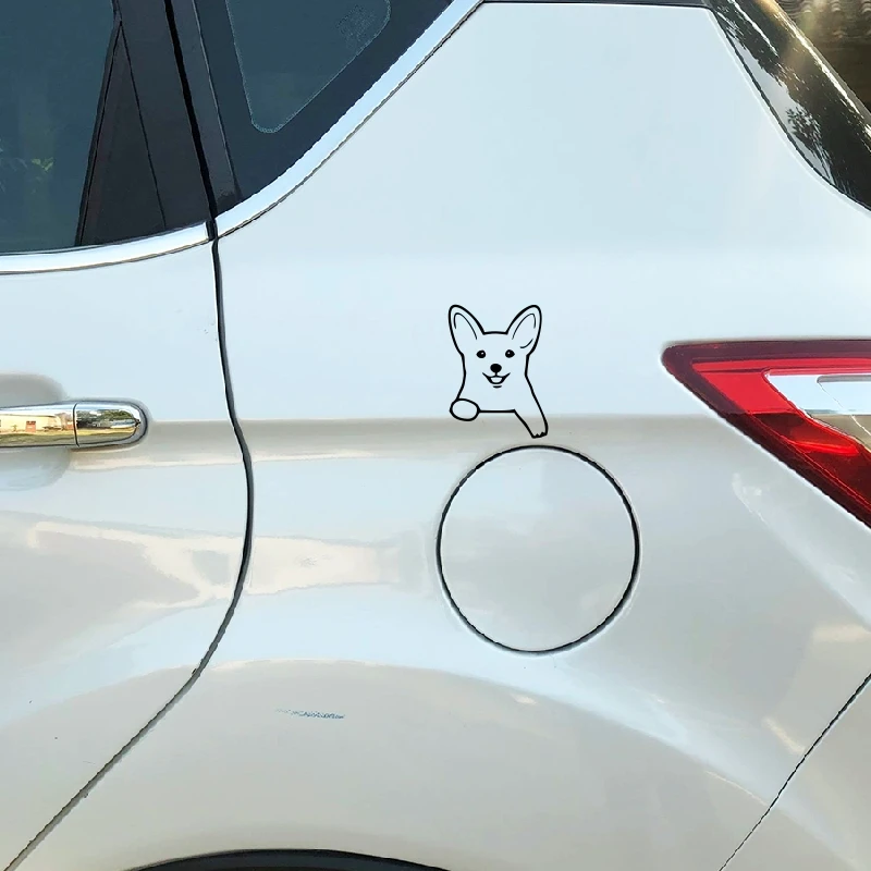 Оригинальная наклейка Corgi Dog на весь корпус автомобиля гитара Стайлинг крышка
