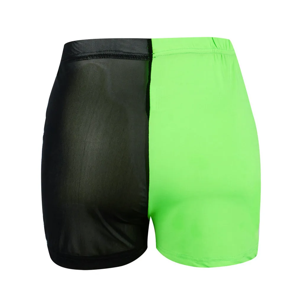 JAYCOSIN новые летние женские шорты сексуальный неоновый зеленый спортивный кружевной попой прозрачный фитнес-браслет шорты для бега May1016