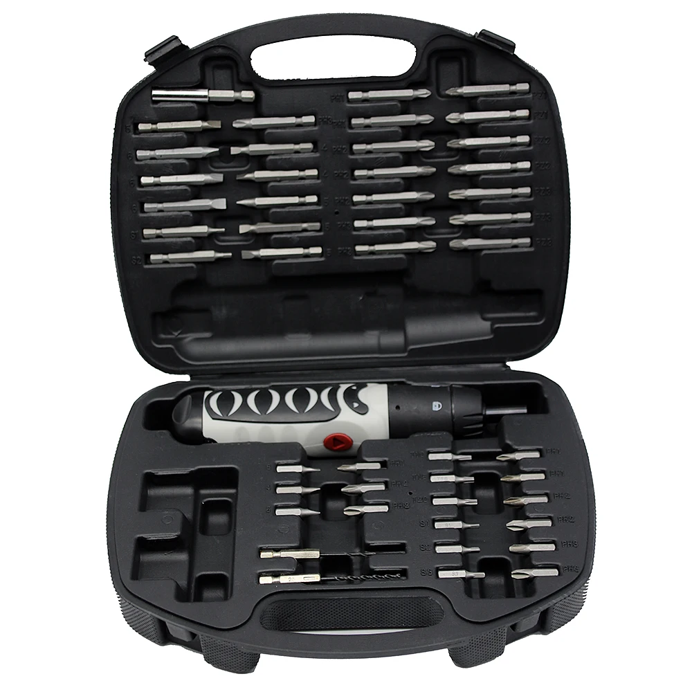 

Multi-function mini power screwdriver use 4*1.5V AA battery auto- spindle lock for manual tool set 2.5N.m 180rpm electric tools